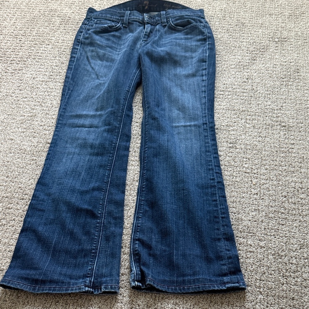 7 For All Mankind High Waist Bootcut Jeans